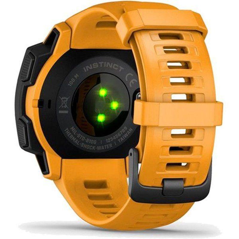 Relógio Multiesportivo Garmin Instinct Amarelo Com Monitor